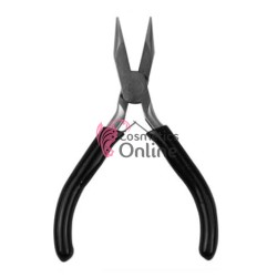 Cleste patent pentru extensii de par MDX004 Negru - cu varf lat drept